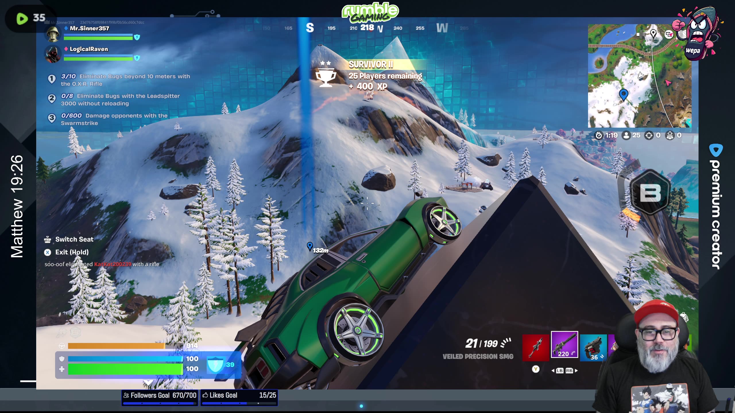 Today winners will be announce and Cars will bounce! #RumbleGaming