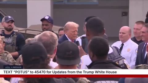 President Trump joins law enforcement and military personnel to discuss 'Making D.C
