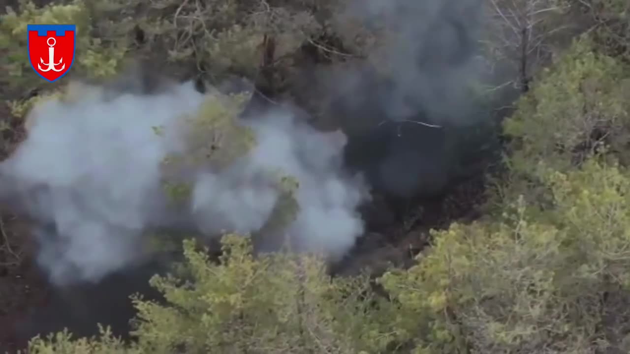 🔥 Destruction of the dugout with the occupiers and detonation of the ammunition
