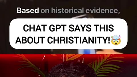 ChatGPT says this about Christanity