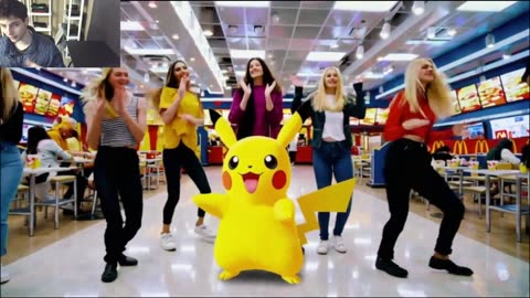 Outtake #1,221 Of Pikachu The Pokemon Dancing With Women At A McDonald's Restaurant Fake Funny Video
