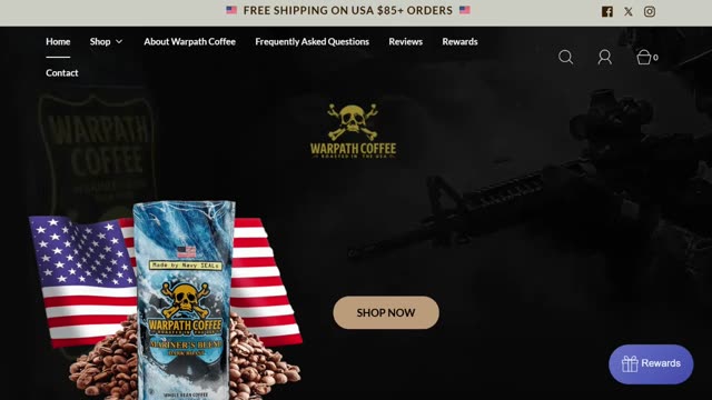 WARPATH COFFEE: 15% OFF THIS WEEKEND PROMOCODE WARROOM