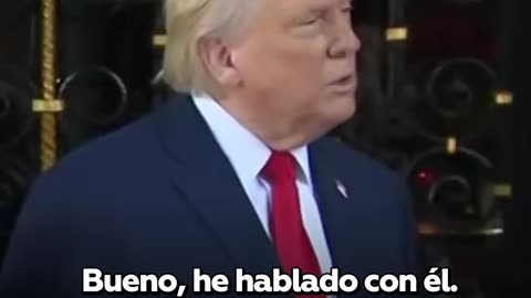 Trump afirma que ha hablado con Maduro "hace poco"
