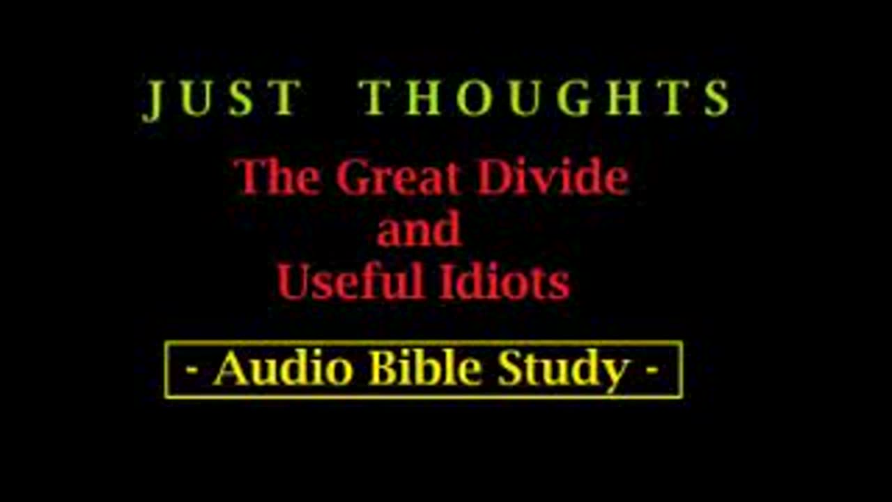 Just Thoughts - The Great Divide and Useful Idiots (2013) Retro
