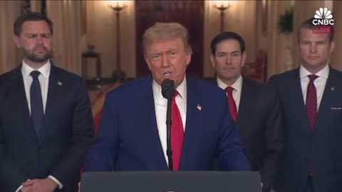 Zionist Puppet Trump tells the American people they just hit 3 "KEY" Iranian Nuclear facilities.