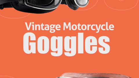Vintage Motorcycle Goggles