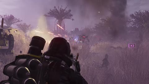 Near-Death Laser Dodge Helldivers 2