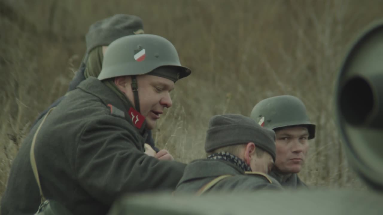 Re-enactment with Replica Panzer 1 (Russia)