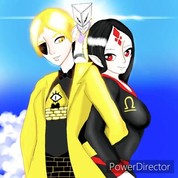 Oc speedpaint nuclear and bill siblings in arms