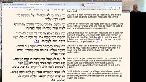 Parasha B'har Sinai and B'chuqothai: Leviticus 25:1-27:34