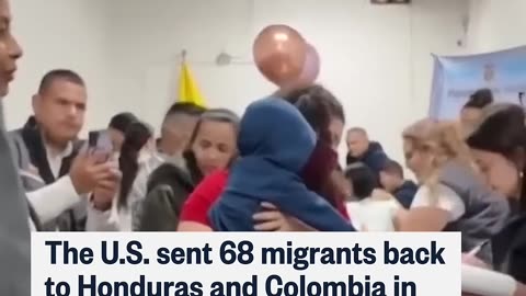 First voluntary deportation flights takes off from the U.S. with 68 migrants