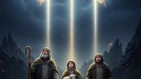 👉 “Los ángeles que descendieron del cielo cuando nació Jesús 🌟”