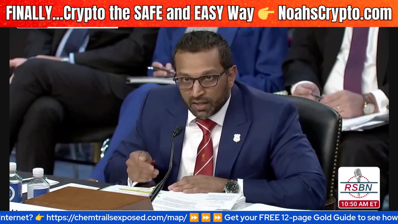 🟢 WATCH: Kash Patel Testifies LIVE to Congress