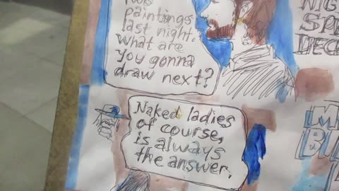 My Birthday Sketchbook Page. 12/04/2025.