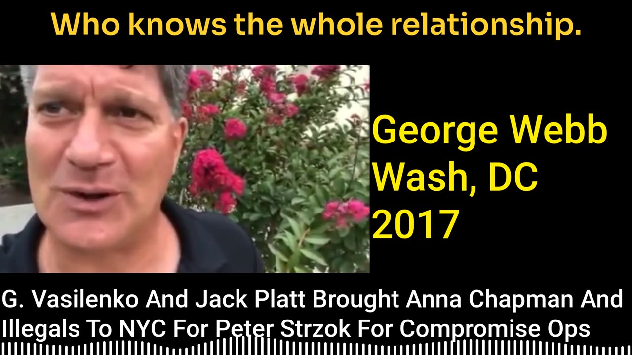 Anna Chapman Was Recruited By Jack Platt, Not Peter Strzok