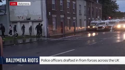 Northern Ireland experiences chaos for the third consecutive night.