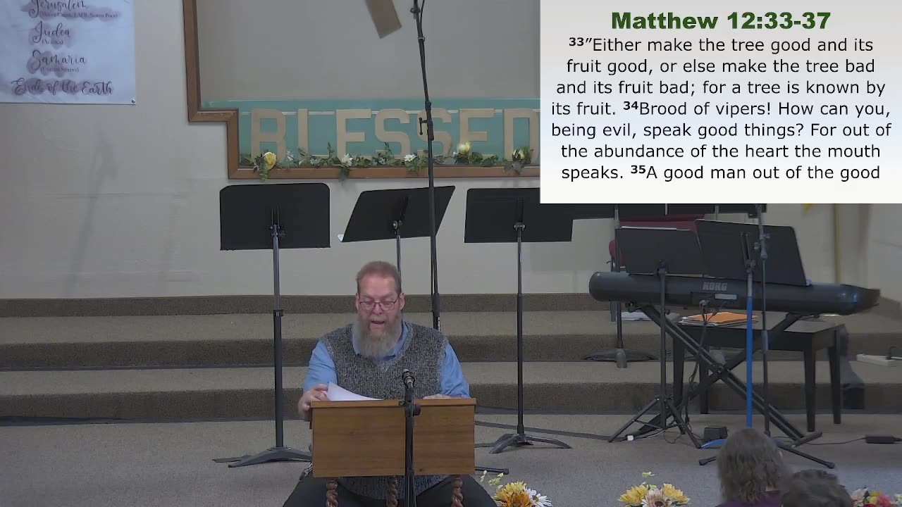 Sunday Sermon at Moose Creek Baptist Church 8/3/2025