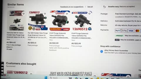Odd one out? Fake clone GM Purge Solenoids on Eb@y!!