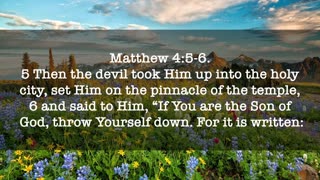Three Terrible Temptations - Children's Sabbath School