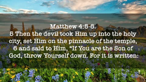 Three Terrible Temptations - Children's Sabbath School