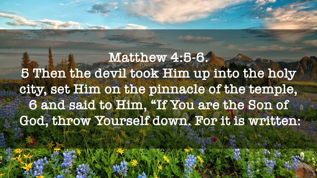 Three Terrible Temptations - Children's Sabbath School