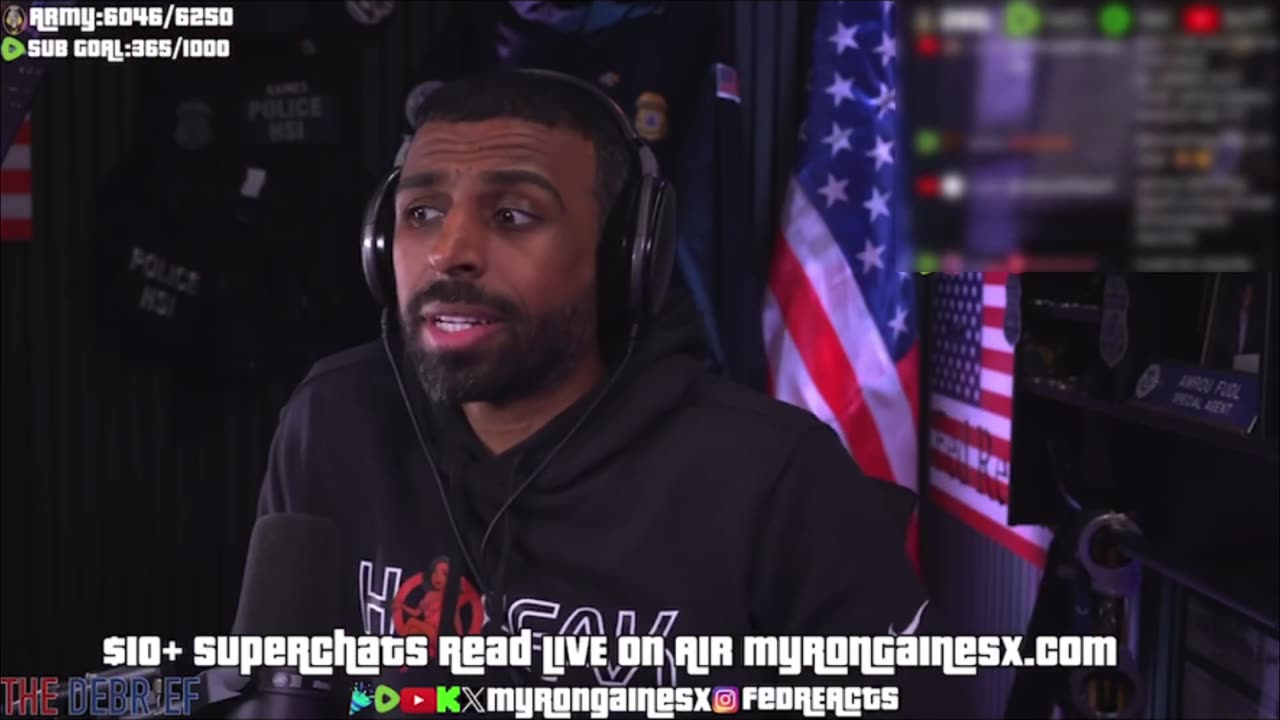 Myron COOKS Piers Morgan’s WIFE on Stream