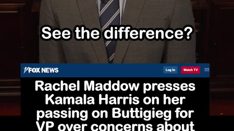 Rachel Maddow Presses Kamala Harris on Reason she Passed on Buttigieg for VP