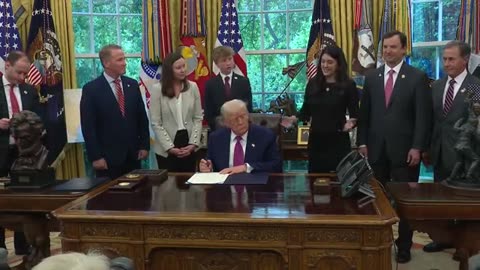 President Trump Signs Bills, May 9, 2025