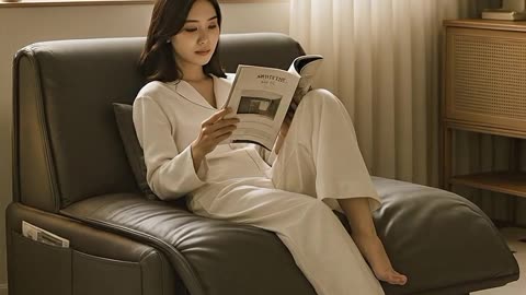 All Day Lounging Electric Adjustable Sofa Bed.