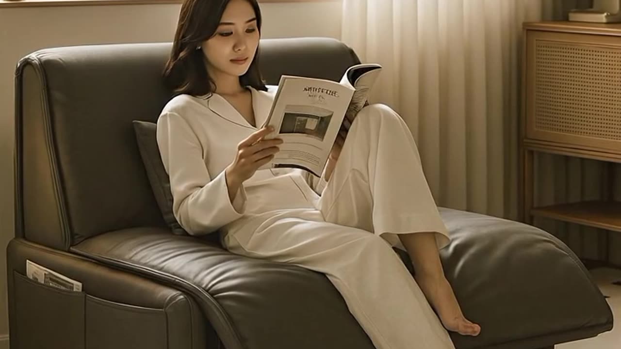 All Day Lounging Electric Adjustable Sofa Bed.