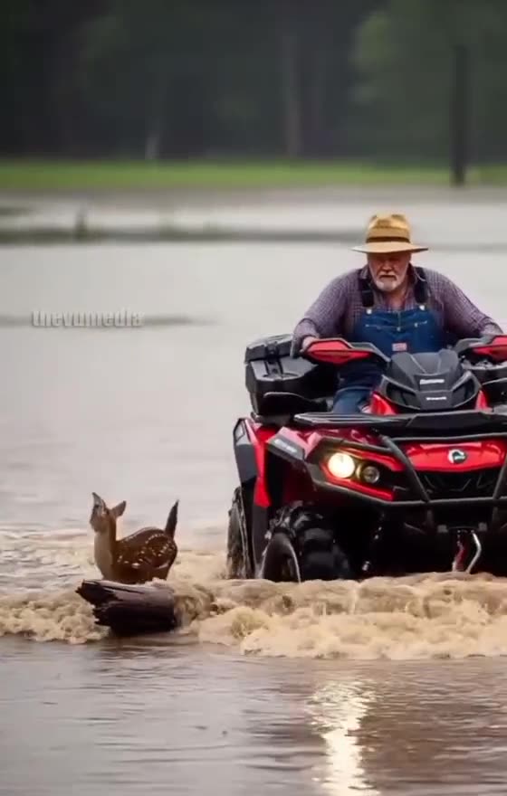 "Hero Saves Baby Deer – Must Watch! 🦌🙏"