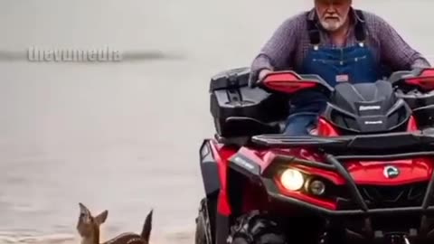 "Hero Saves Baby Deer – Must Watch! 🦌🙏"