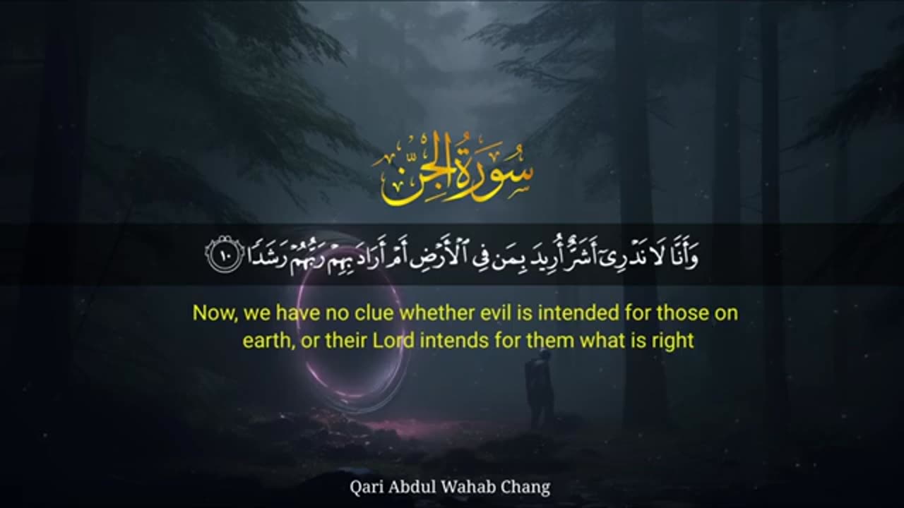 Tilawat Quran recitation surrah jinn