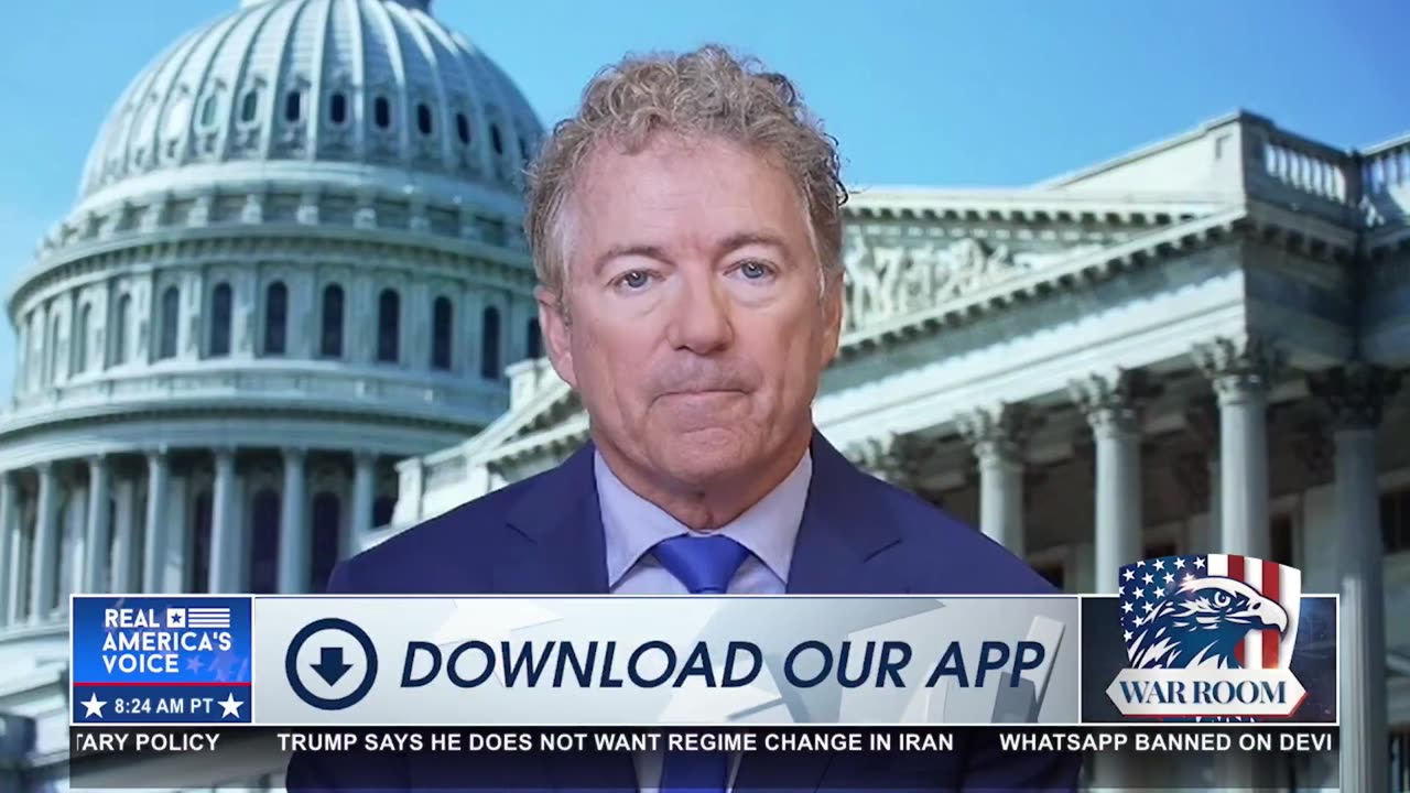 SEN. PAUL: TRUMP SHOULD HAVE GONE TO CONGRESS FOR DECLARATION OF WAR