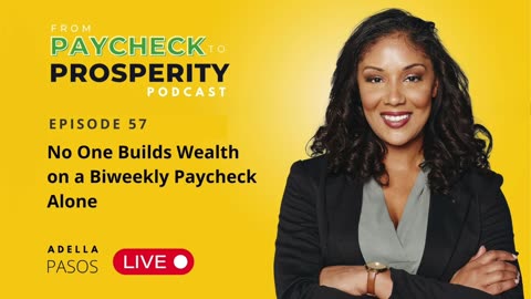 No One Builds Wealth on a Biweekly Paycheck Alone