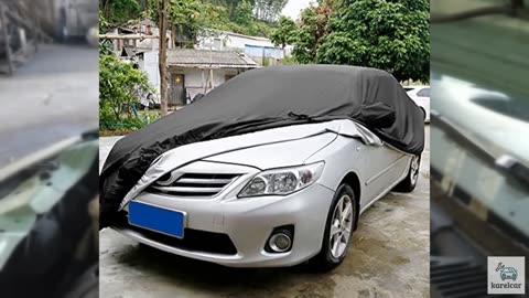 uxcell 3XL Breathable Waterproof Car Cover with Mirror Pockets - All-Season Pro