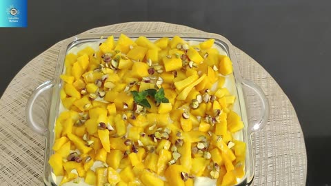 Mango Creamy Delight Recipe | Mango Special Dessert By Spice bite