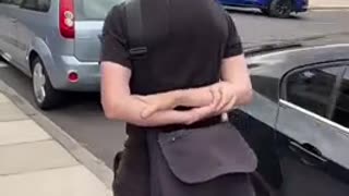 Lefty paints over an England Flag and gets EGGED for It