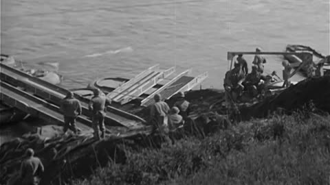 CROSSING THE PO RIVER, ITALY - CROSSING THE PO RIVER, ITALY - 111-adc-4394