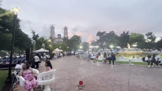 Francisco Cantón Park - Valladolid - Yucatán - 4K