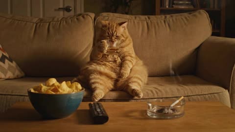 Look what this cat is doing while its owner is away!
