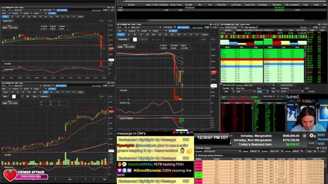 LIVE Day Trading the Stock Market