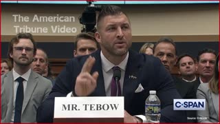 Tim Tebow Delivers Moving Opening Remarks At Hearing On Child Trafficking