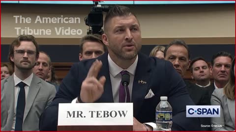 Tim Tebow Delivers Moving Opening Remarks At Hearing On Child Trafficking