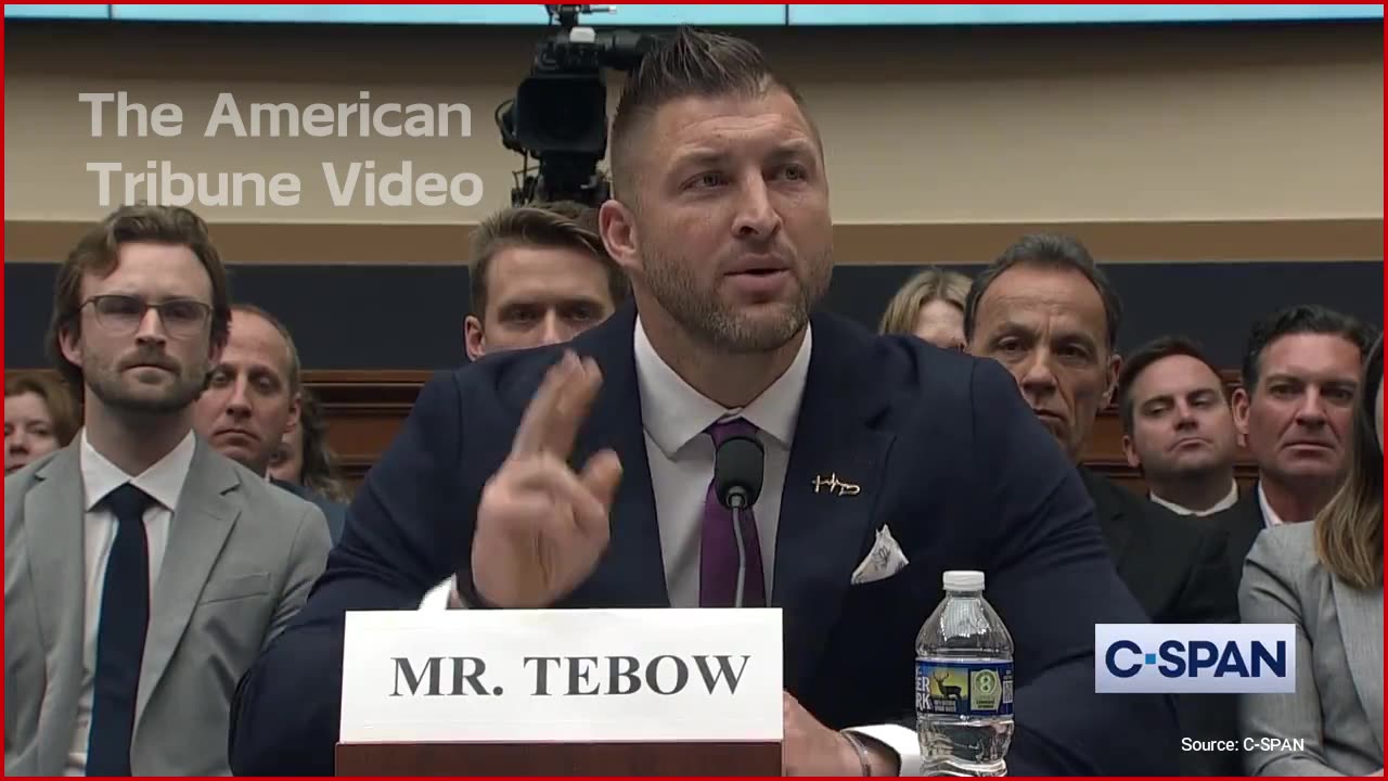 Tim Tebow Delivers Moving Opening Remarks At Hearing On Child Trafficking