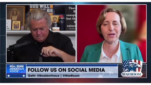 Beatrix von Storch from the German party AFD in an interview with Steven Bannon War Room