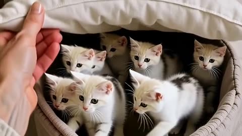 Peekaboo with a Kitten
