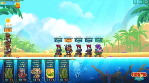 i ' try ' to beat the pirate towers in epic auto towers