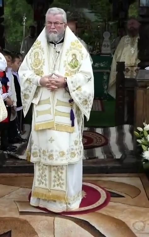 Ereticu Ecumenist Iustin Hulitor,Schismatic,Apostat,Antihrist,Batjocoritor al Semnului Sv.Cruci 2021