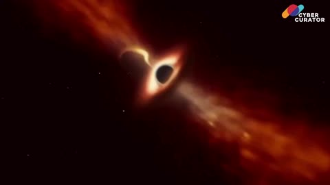 Cosmic Encounter 🪐 | Star Meets Black Hole in Deep Space 🌠🖤